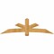 Ekena Millwork Alberta Rough Sawn Timber Gable Bracket, Western Red Cedar, 84"W x 24"H x 2"D x 6"F, 7/12 Pitch GBW084X24X0206ALB00RWR - alternate 1